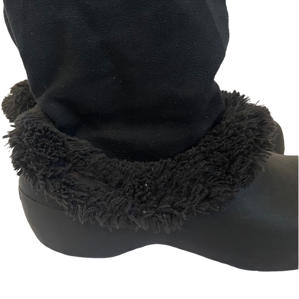 Crocs Nadia Winter Boots Women's Size 7 Sherpa Lined Tan Comfort Casual Core - Picture 3 of 11
